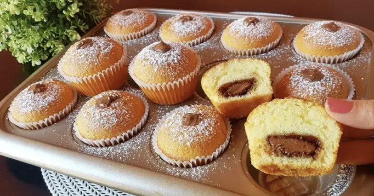 Idealne muffiny z nutellą: Sekret, który sprawi, że znikną w mig
