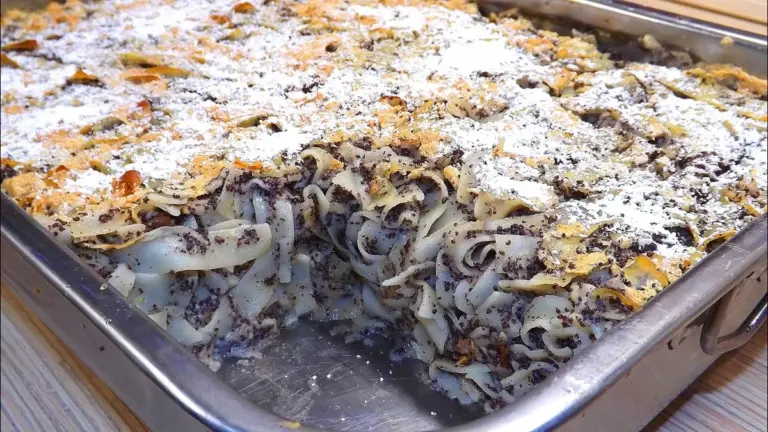 Almas mákos rakott tészta: sekretny przepis na powrót do smaków dzieciństwa