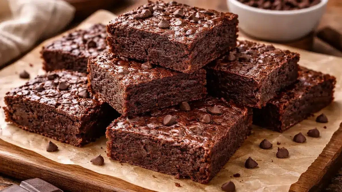 Brownie bez mąki i cukru? Tylko z dwóch składników!